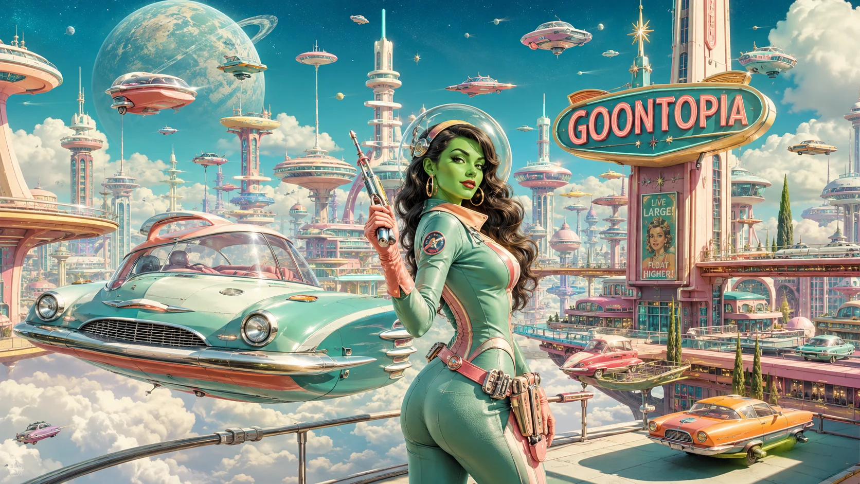 Goontopia, a world of the Squirt System